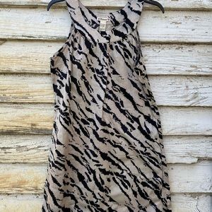 Charlotte Russe animal print a-line dress